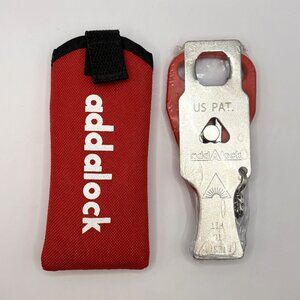 Addalock Portable Door Lock w/ Case, Travel Safety Lock, One Piece Design - New